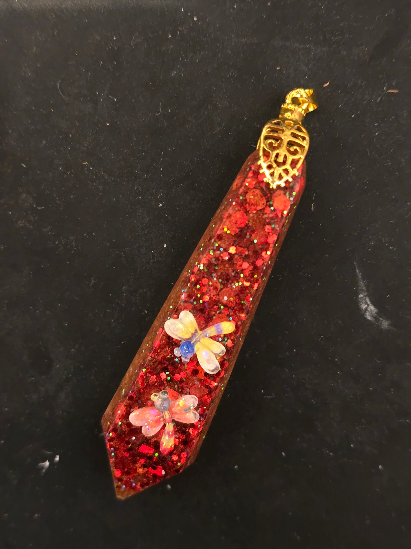 Ruby Red Dragonflies
