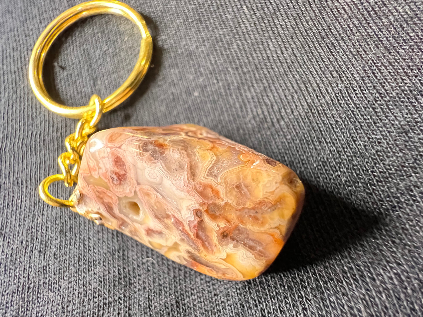 Botswana Agate Keychain