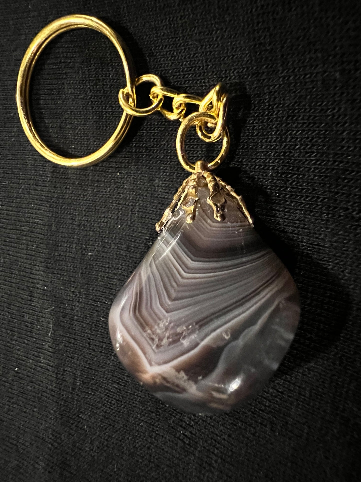 Crazy laced Agate Keychain!