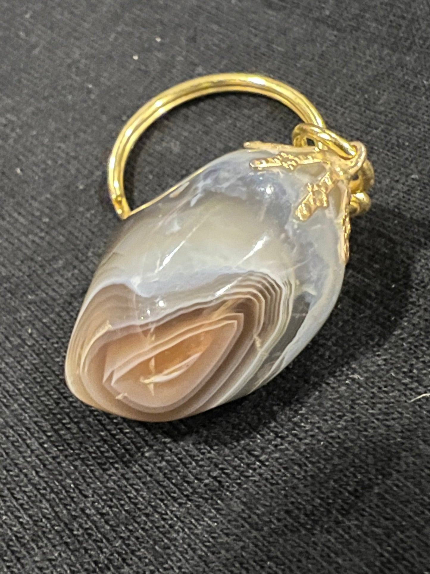 Crazy laced Agate Keychain!
