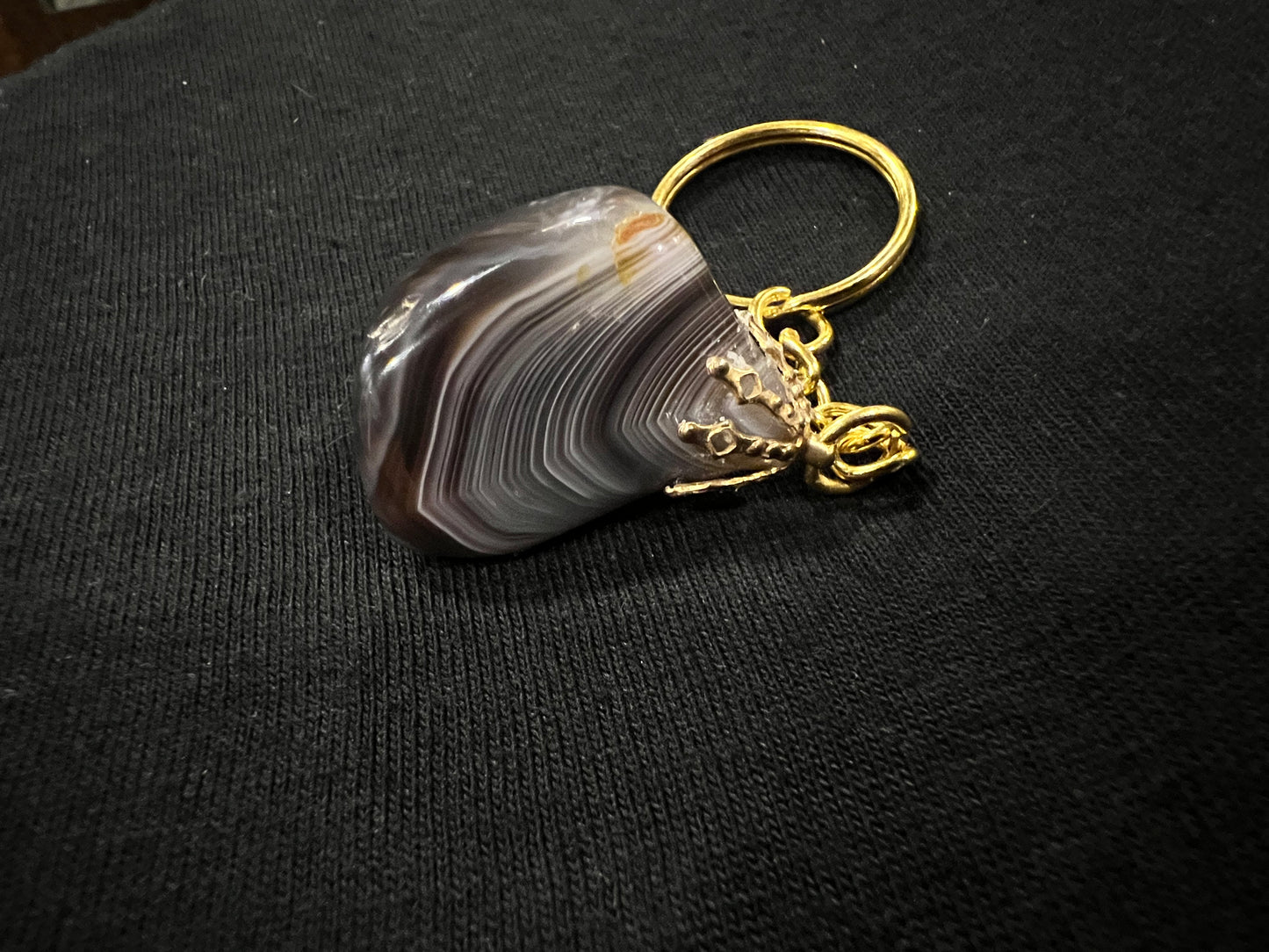 Crazy laced Agate Keychain!