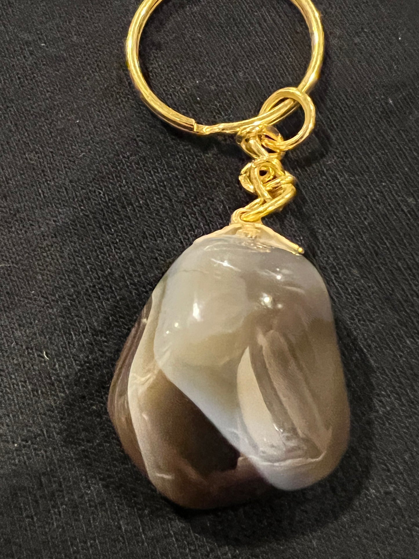 Crazy laced Agate Keychain!
