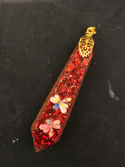 Ruby Red Dragonflies