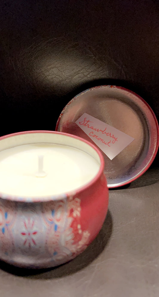Strawberry & Coconut Candles